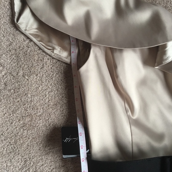 WHBM One-Shoulder Ruffle Dress NWT - Picture 6 of 8